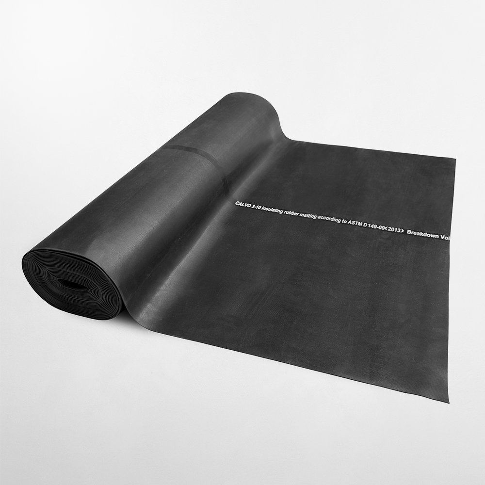 Black Electrical Insulation Mattings (Calvo), 10kV-43kV Withstand Voltage